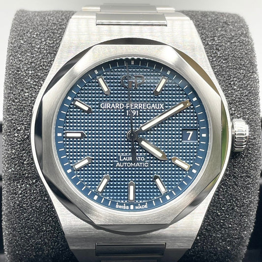 二手Girard Perregaux Lorraart 81010-11-431-11A蓝色42mm