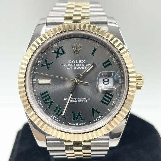 プレオウンド ロレックス デイトジャスト 126333 スレートローマ ジュビリーブレス 41mm