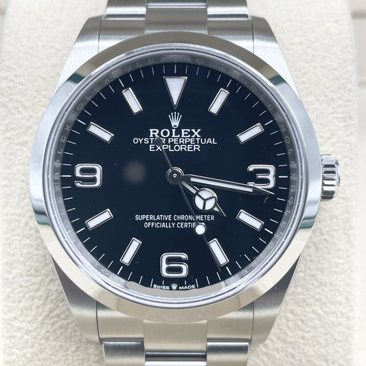 사전 소유 롤렉스 탐색기 I 124270 블랙 36mm