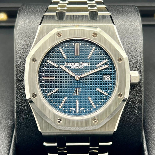 Pre-Owned Audemars Piguet Royal Oak "Jumbo" Extrasin Late Model 15202ST.OO.1240ST.01.A 39mm