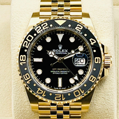 【2023年新作】ロレックス GMTマスターII 126718GRNR ジュビリーブレスレット ブラック 40mm