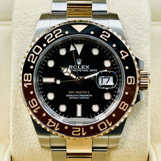 롤렉스 GMT 마스터 II 126711CHNR 굴 팔찌 블랙 40mm