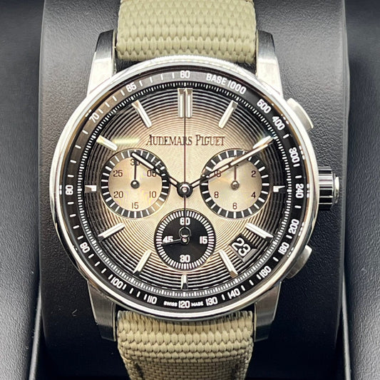 Pre-Owned Audemars Piguet CODE 11.59 by Audemars Piguet 26393QT.OO.A064KB.01 Smoke Beige 41mm