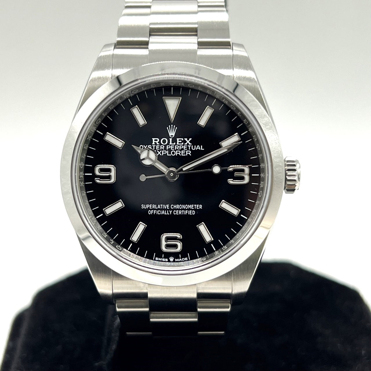 [액세서리 포함] 롤렉스 탐색기 I 124270 블랙 36mm