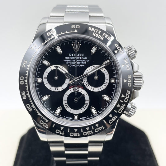 プレオウンド ロレックス デイトナ 116500LN オイスターブレスレット ブラック　40ｍｍ