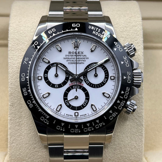 プレオウンド ロレックス デイトナ 116500LN オイスターブレスレット ホワイト 40mm