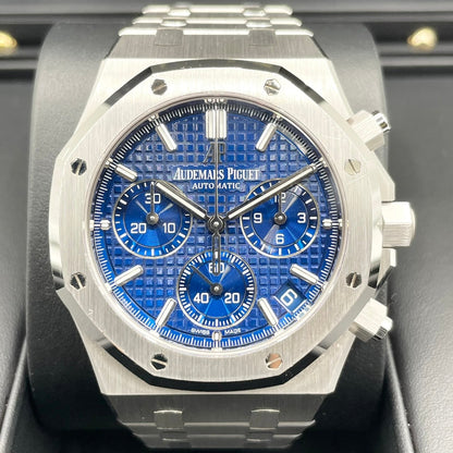 Pre-Owned [Limited to 222 pieces] Audemars Piguet Royal Oak Chronograph 26239BC.OO.1220BC.01 Blue Dial 41mm