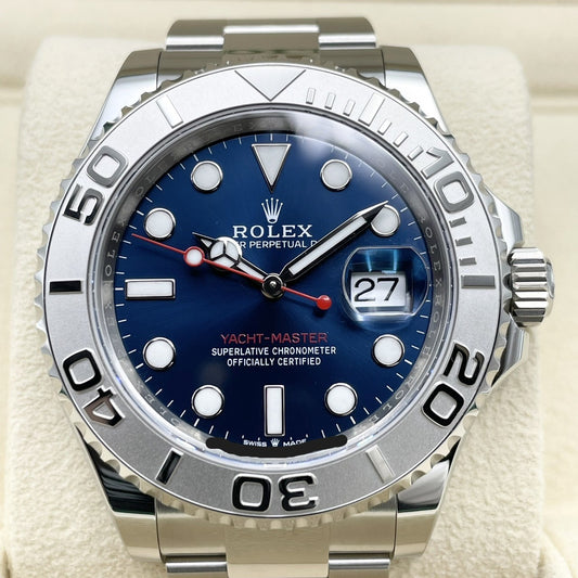 劳力士 Yacht-Master 126622 蚝式手链 亮蓝色 40 毫米