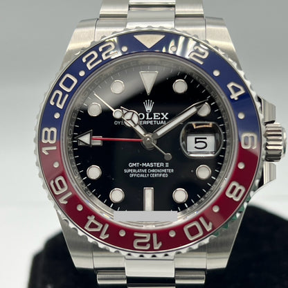 롤렉스 GMT 마스터 II 126710Blro 굴 팔찌 검은 40mm