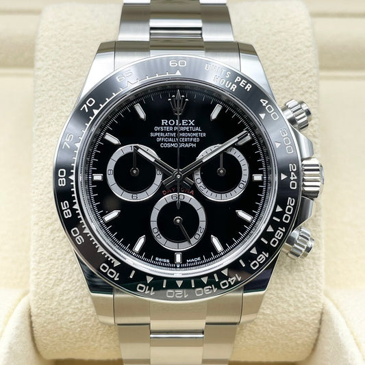 劳力士 Daytona 126500LN 蚝式手链 黑色 40 毫米