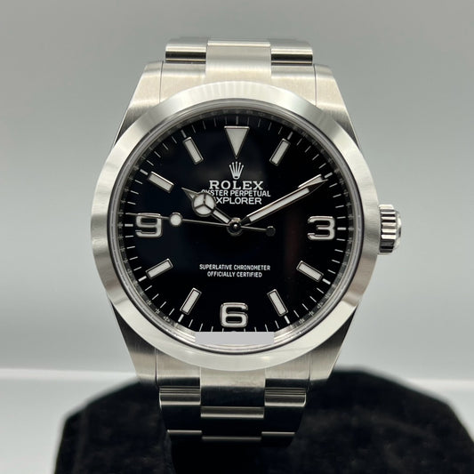 사전 소유 롤렉스 탐색기 224270 블랙 40mm