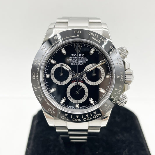 プレオウンド ロレックス デイトナ 116500LN オイスターブレスレット ブラック 40mm