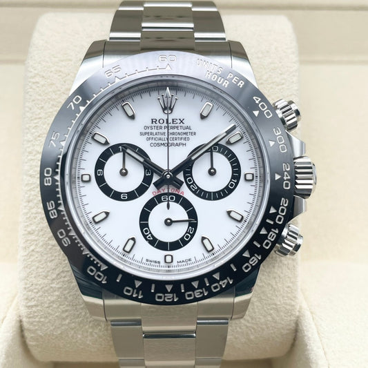 プレオウンド ロレックス デイトナ 116500LN オイスターブレスレット ホワイト 40mm