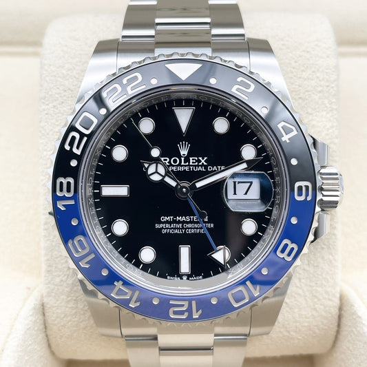 롤렉스 GMT 마스터 II 126710BLNR 굴 팔찌 검은 배트맨 40mm