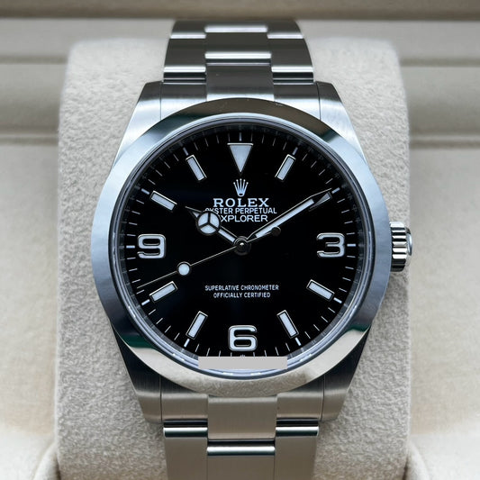 사전 소유 롤렉스 탐색기 224270 블랙 40mm