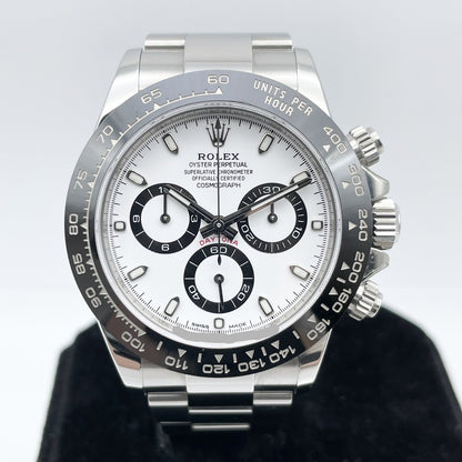 사전 소유 롤렉스 데이토나 116500LN 흰색 굴 팔찌 40mm