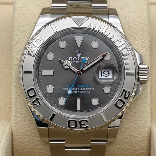 ヨットマスター 126622 オイスターブレスレット スレート（ダークロジウム） 40mm