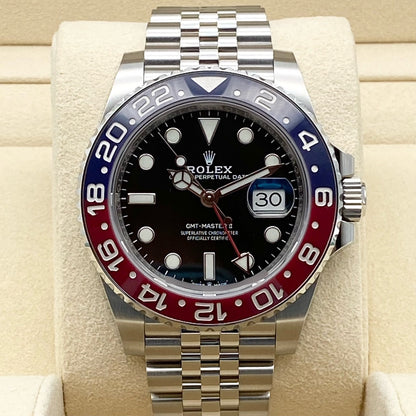롤렉스 GMT 마스터 II 126710Blro Jubilee 팔찌 검은 40mm