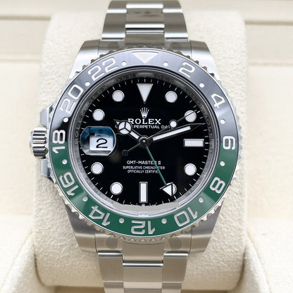 [공식 보호 스티커가 포함되어 있습니다! Rolex GMT 마스터 II 126720VTNR 굴 팔찌 40mm