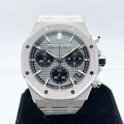 Pre-Owned Audemars Piguet Royal Oak 26239BC.GG.1224BC.02 Frosted Gold Grand Tapestry 41mm