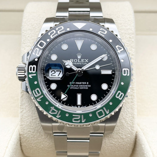 [전체 보호 스티커 포함! ! Rolex GMT 마스터 II 126720VTNR 굴 팔찌 40mm