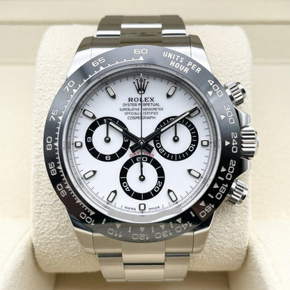 사전 소유 롤렉스 데이토나 116500LN 흰색 굴 팔찌 40mm
