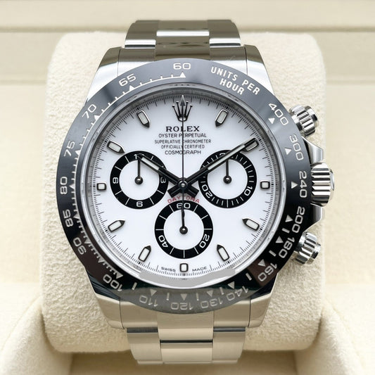 Pre-Owned Rolex Daytona 116500LN White Oyster Bracelet 40mm