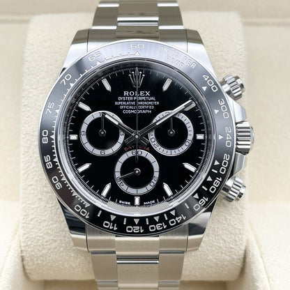 プレオウンド ロレックス デイトナ 126500LN  ブラック 40mm ステンレススチール オイスターブレス
