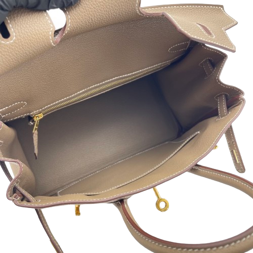 [現金價格]愛馬仕·伯金（Hermes Birkin）25 Etoup dogo金硬件B刻有