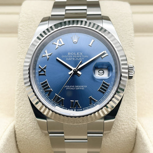 プレオウンド ロレックス デイトジャスト 126334 アズーロブルー オイスターブレス 41mm
