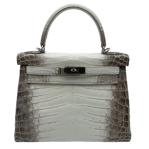 [현금 가격] Hermes Kelly 28 Himalayan Silver Fittings Y 새겨 져