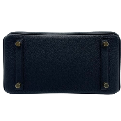 Hermes Birkin 25 Noir Togo Gold 하드웨어 W는 새겨 져 있습니다