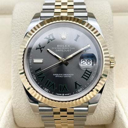 プレオウンド ロレックス デイトジャスト 126333 スレートローマ ジュビリーブレス 41mm