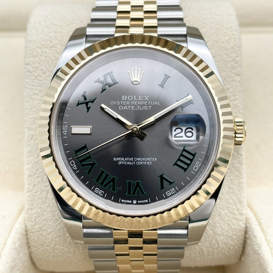 プレオウンド ロレックス デイトジャスト 126333 スレートローマ ジュビリーブレス 41mm