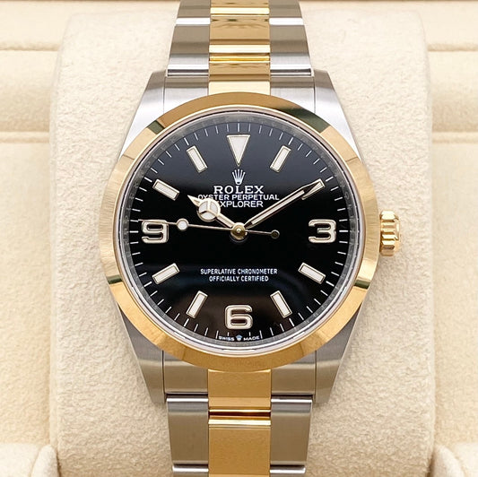 사전 소유 롤렉스 탐색기 I 124273 Black 36mm