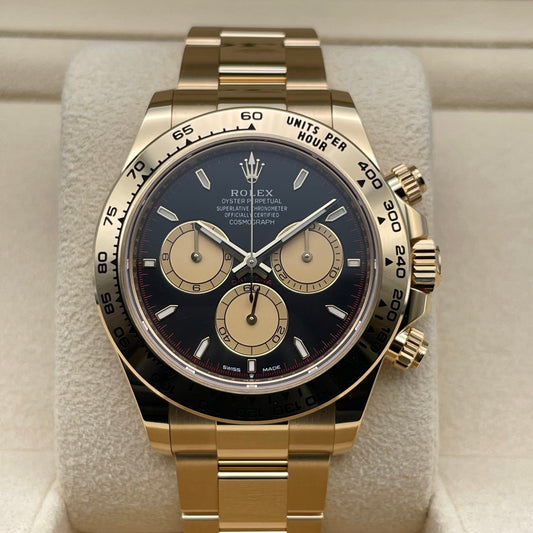 Rolex Daytona 126508 Black x Champagne 40mm