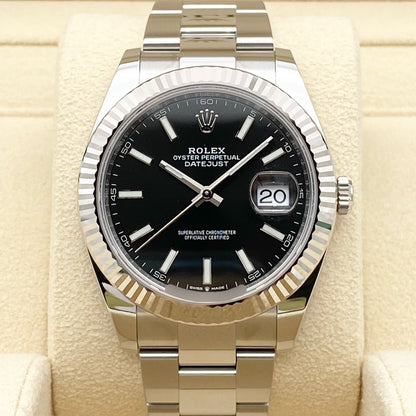 プレオウンド ロレックス デイトジャスト 126334 ブラック 41mm