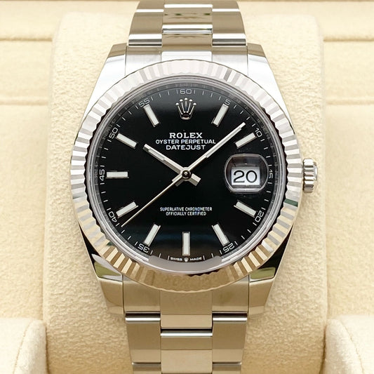 プレオウンド ロレックス デイトジャスト 126334 ブラック 41mm