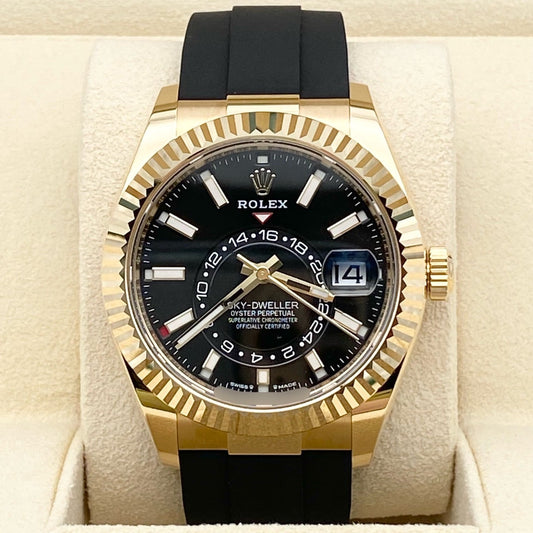 プレオウンド ロレックス スカイドゥエラー 326238 ブラック 40mm