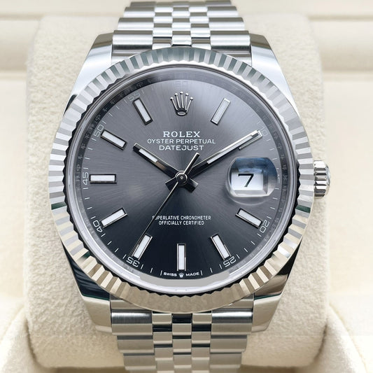 プレオウンド ロレックス デイトジャスト 126334 スレートジュビリーブレスレット 41mm