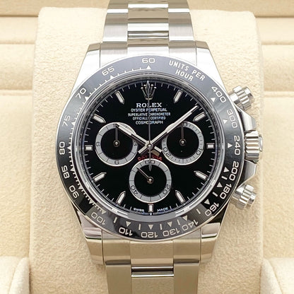 プレオウンド ロレックス デイトナ 126500LN  ブラック ステンレススチール オイスターブレス 40mm