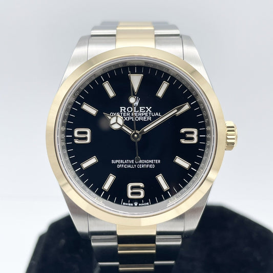 사전 소유 롤렉스 탐색기 I 124273 Black 36mm