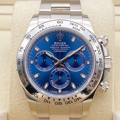 プレオウンド ロレックス デイトナ 116509 オイスターブレスレット ブルー