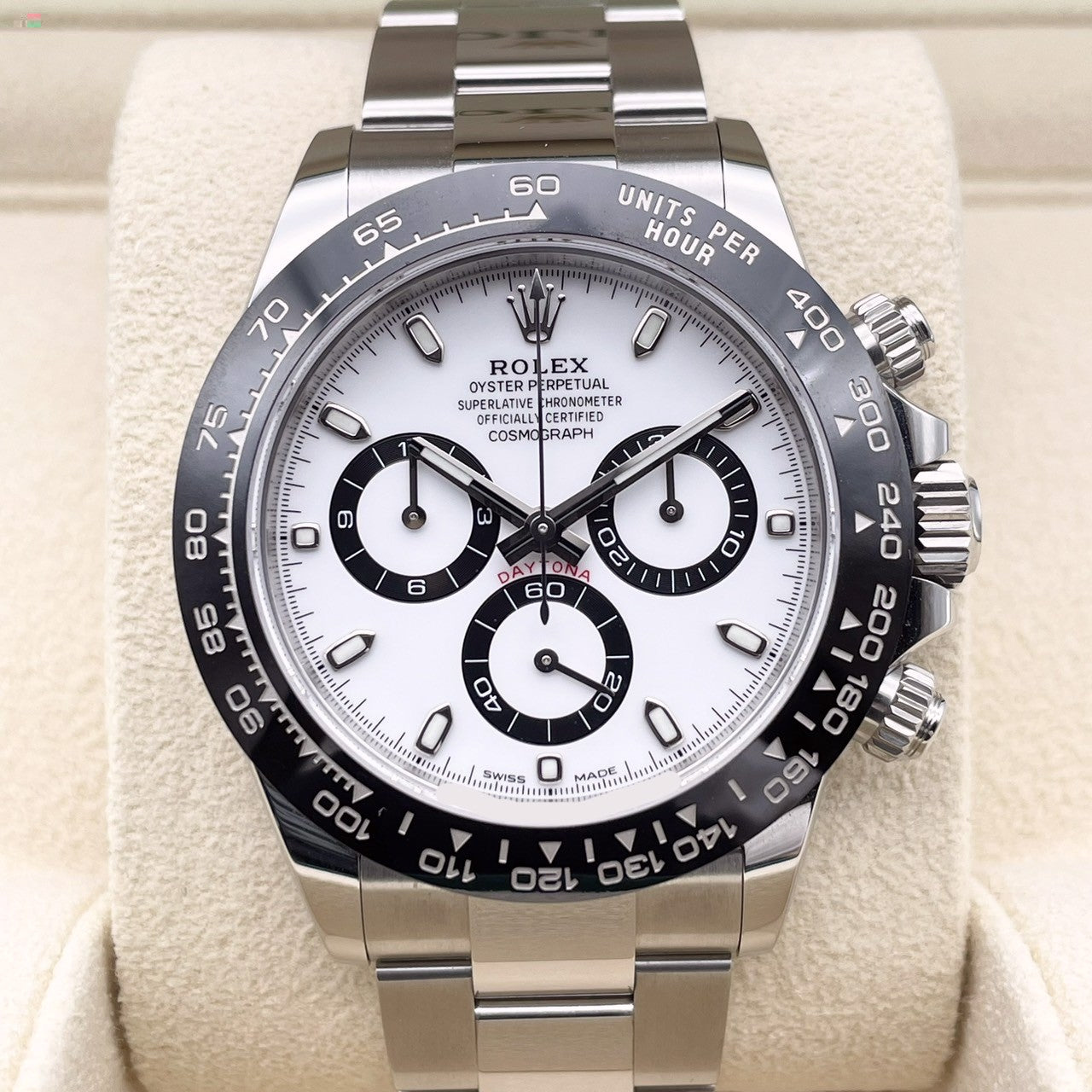 プレオウンド ロレックス デイトナ 116500LN ホワイト オイスターブレス 40mm