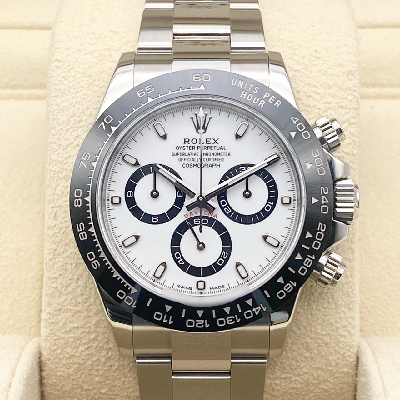 プレオウンド ロレックス デイトナ 116500LN ホワイト オイスターブレス 40mm