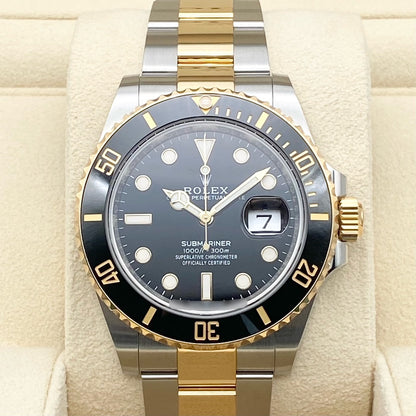プレオウンド ロレックス サブマリーナデイト 126613LN ステンレススチール+イエローゴールド ブラック 41mm
