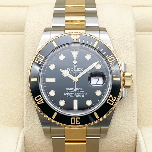 プレオウンド ロレックス サブマリーナデイト 126613LN ステンレススチール+イエローゴールド ブラック 41mm