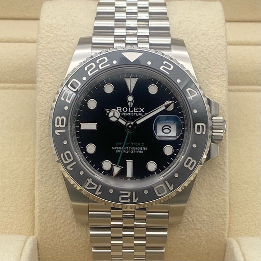 롤렉스 GMT 마스터 II 126710GRNR 검은 굴 팔찌 40mm