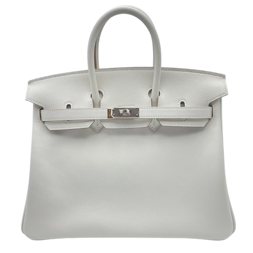 Hermes Birkin 25 Gripère Swift Silver Fittings w 새로워졌습니다