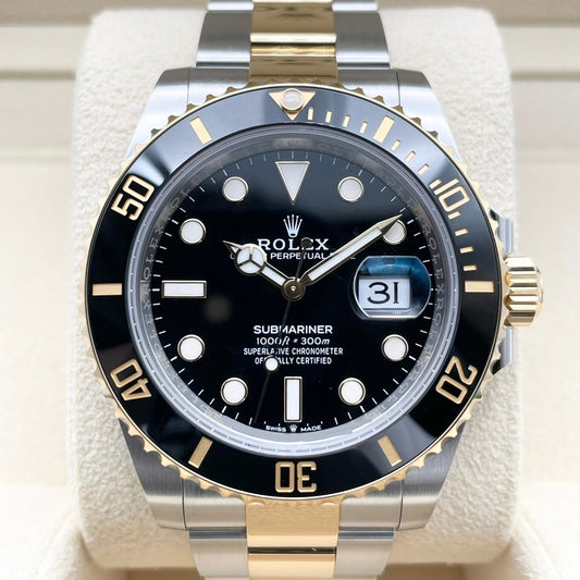 プレオウンド ロレックス サブマリーナデイト 126613LN ブラック ステンレススチール+イエローゴールド 41mm
